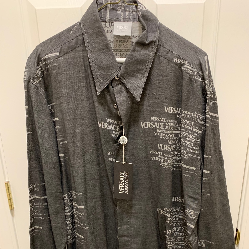 Men's Versace XXXL New With Tags Long Sleeve